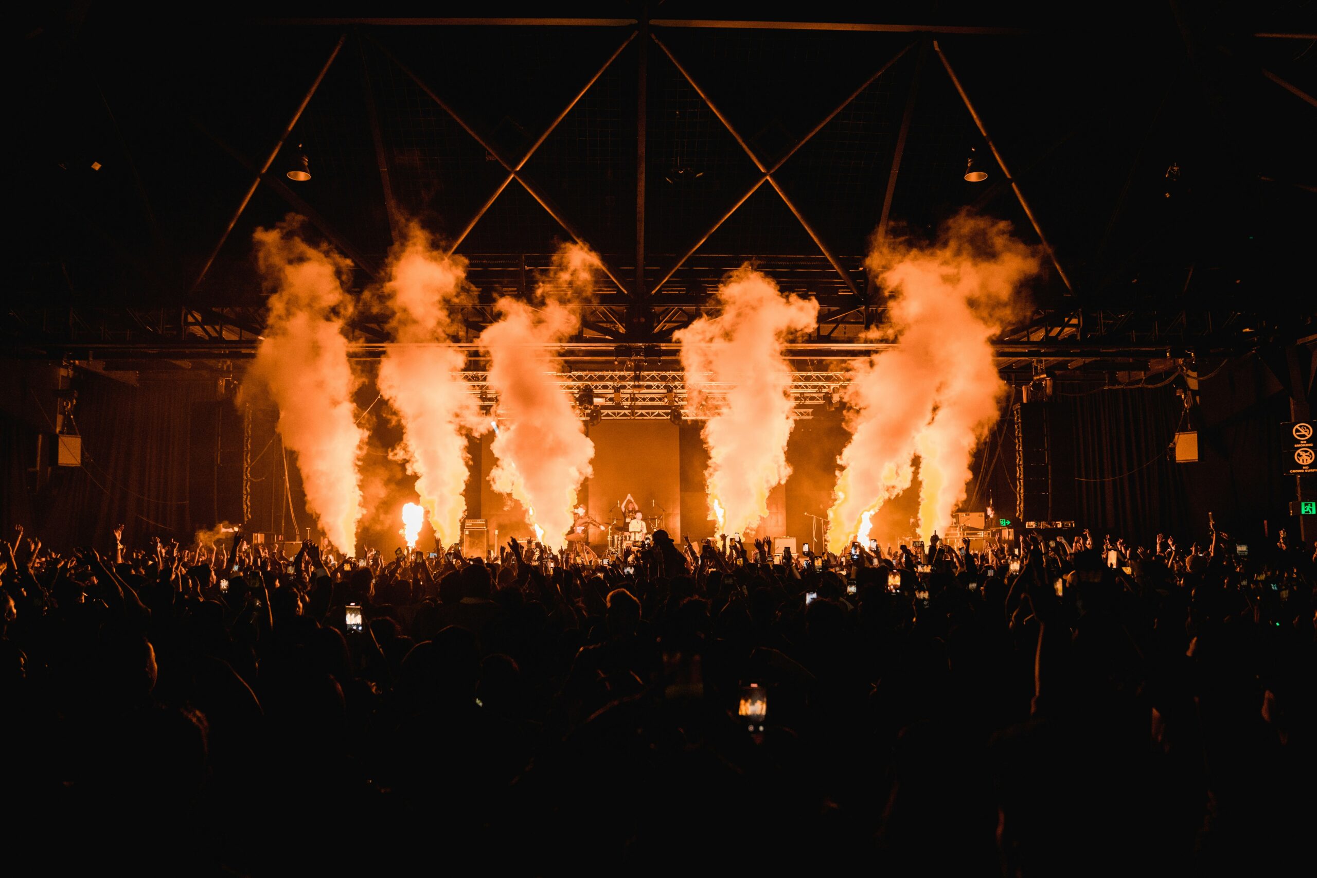 a large crowd of people at a concert